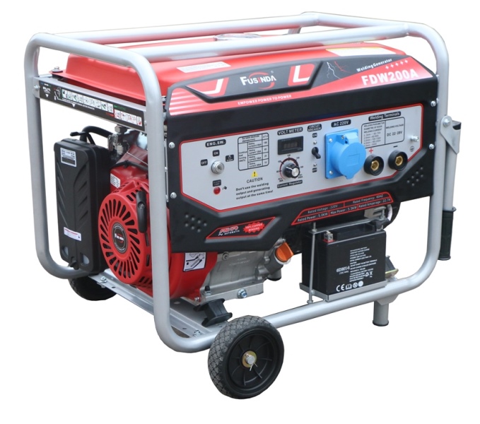 5kw-200A Portable Gasoline The Welding Generator Machine with Price for Sale