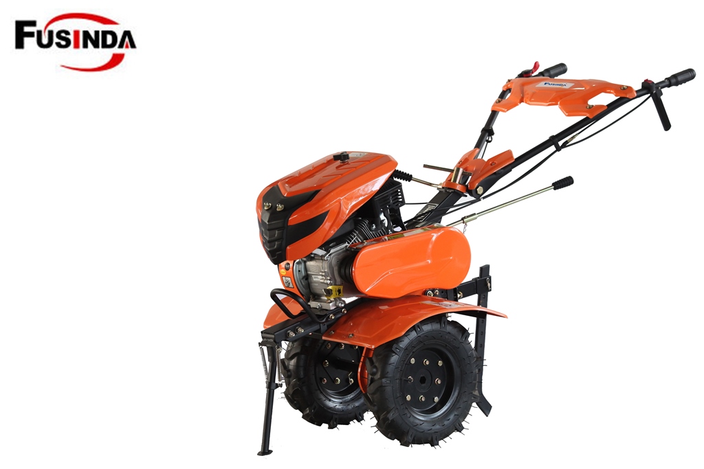 Gasoline Petrol Rotary Cultivator with New Handle and Tool Bag